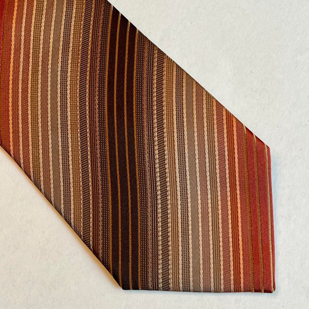 Kenneth Cole Reaction Tie / Necktie Tan Brown NWT